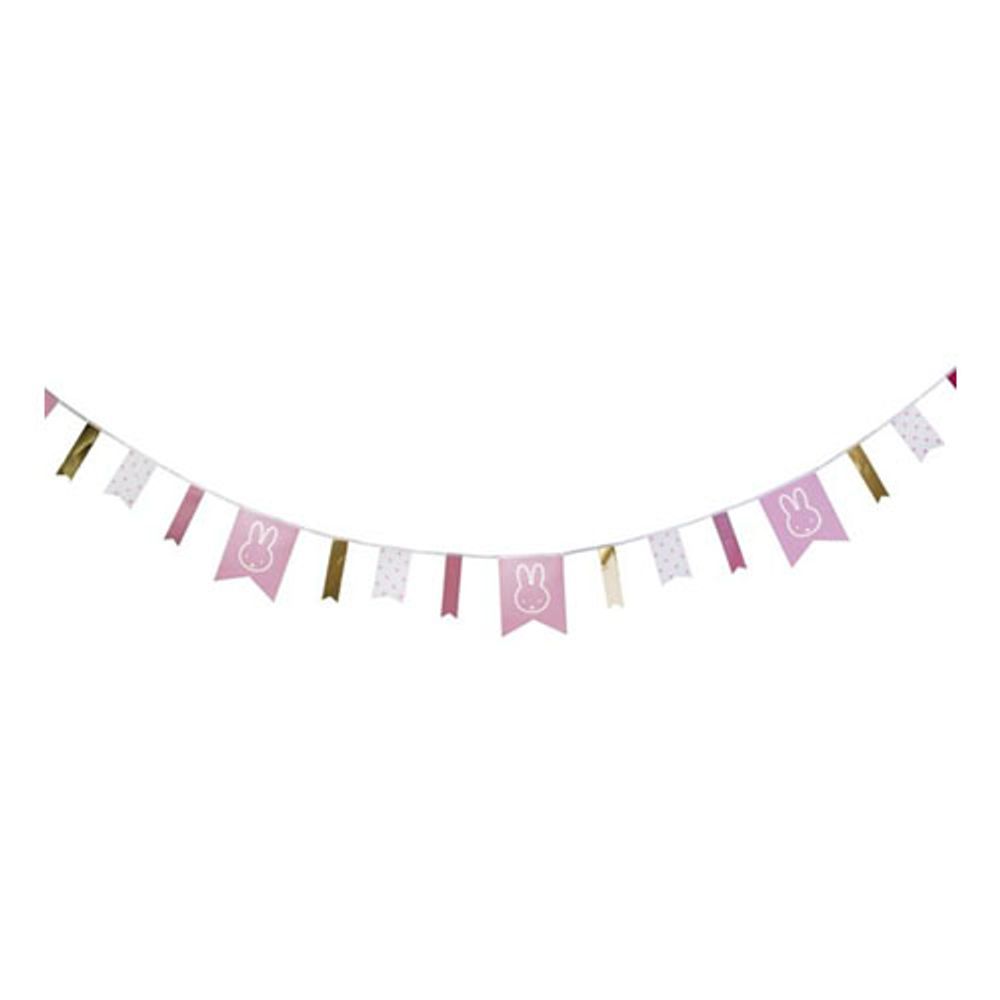 Girlander Miffy Baby Rosa