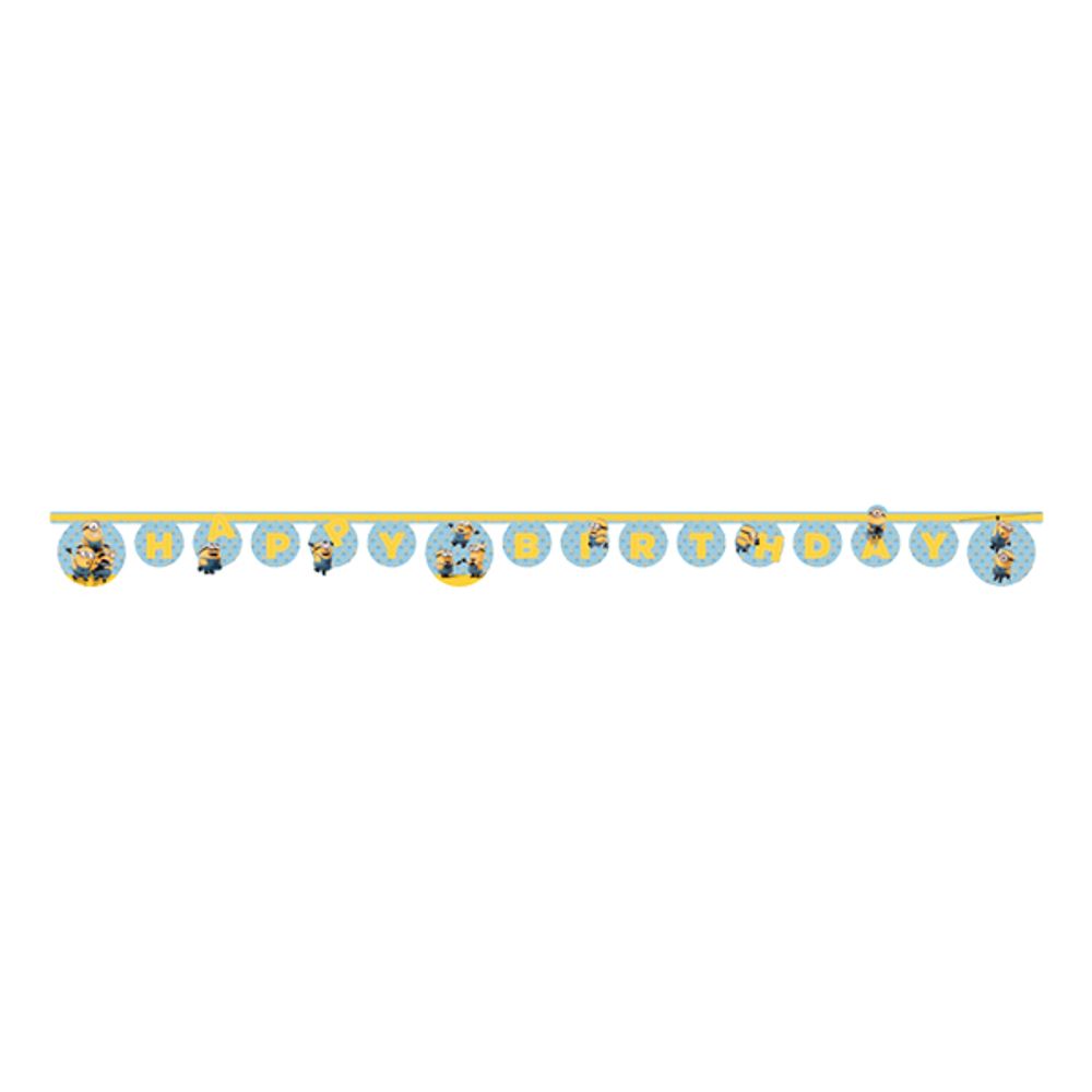 Girlander Minions Happy Birthday