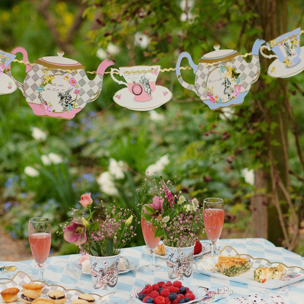 Guirlande Tea Party Alice Wonderland