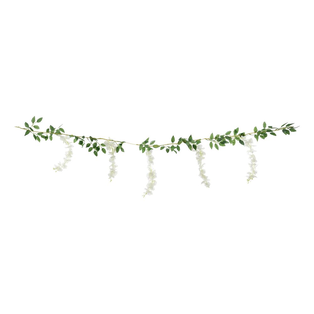 Girlander Blåregn med Blomster