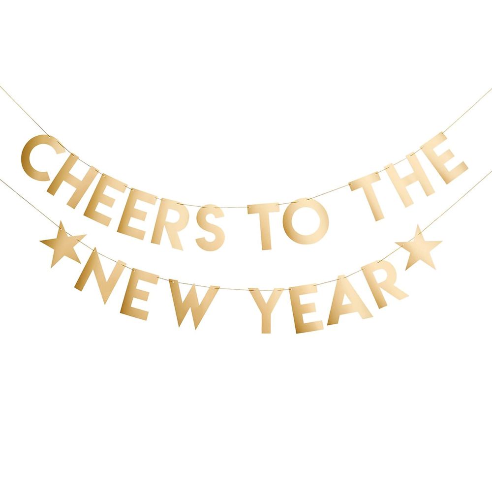 Cheers to the New Year Kullatut Viirinauhat