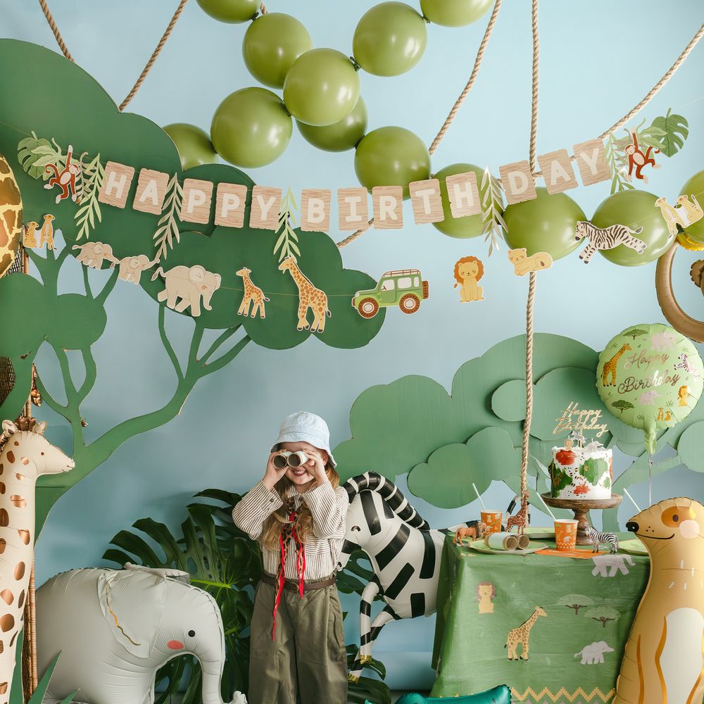 Girlanger Happy Birthday Safari Party