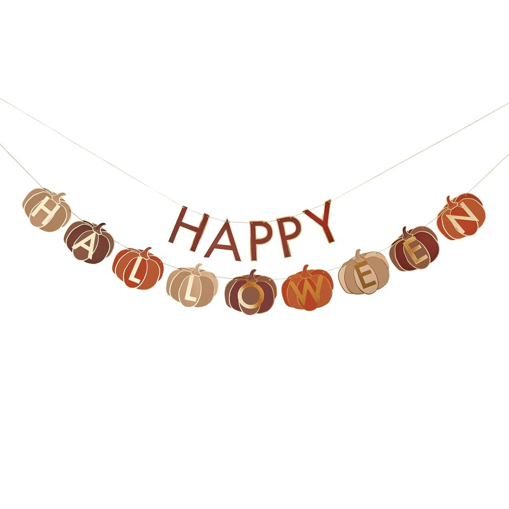 Girlanger Happy Halloween Kurpitsat