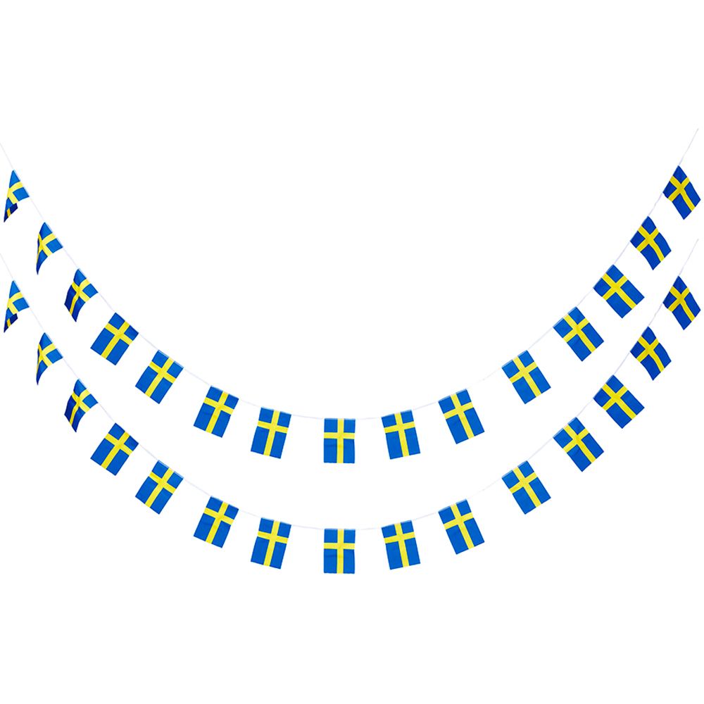 Girlander Mini Svenske Flagg