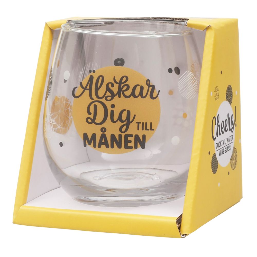Glas Älskar Dig Till Månen