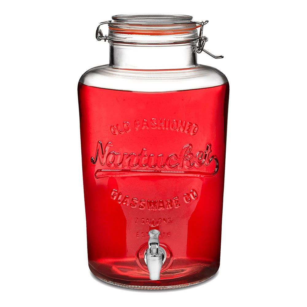 Glasskrukke Drikkedispenser