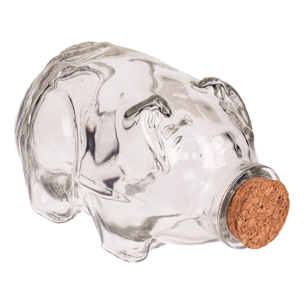 Glasskrukke Gris