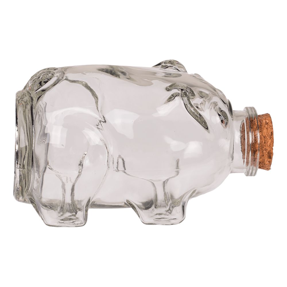 Glasskrukke Gris