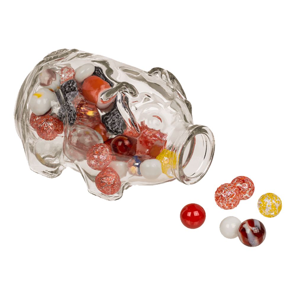 Glasskrukke Gris