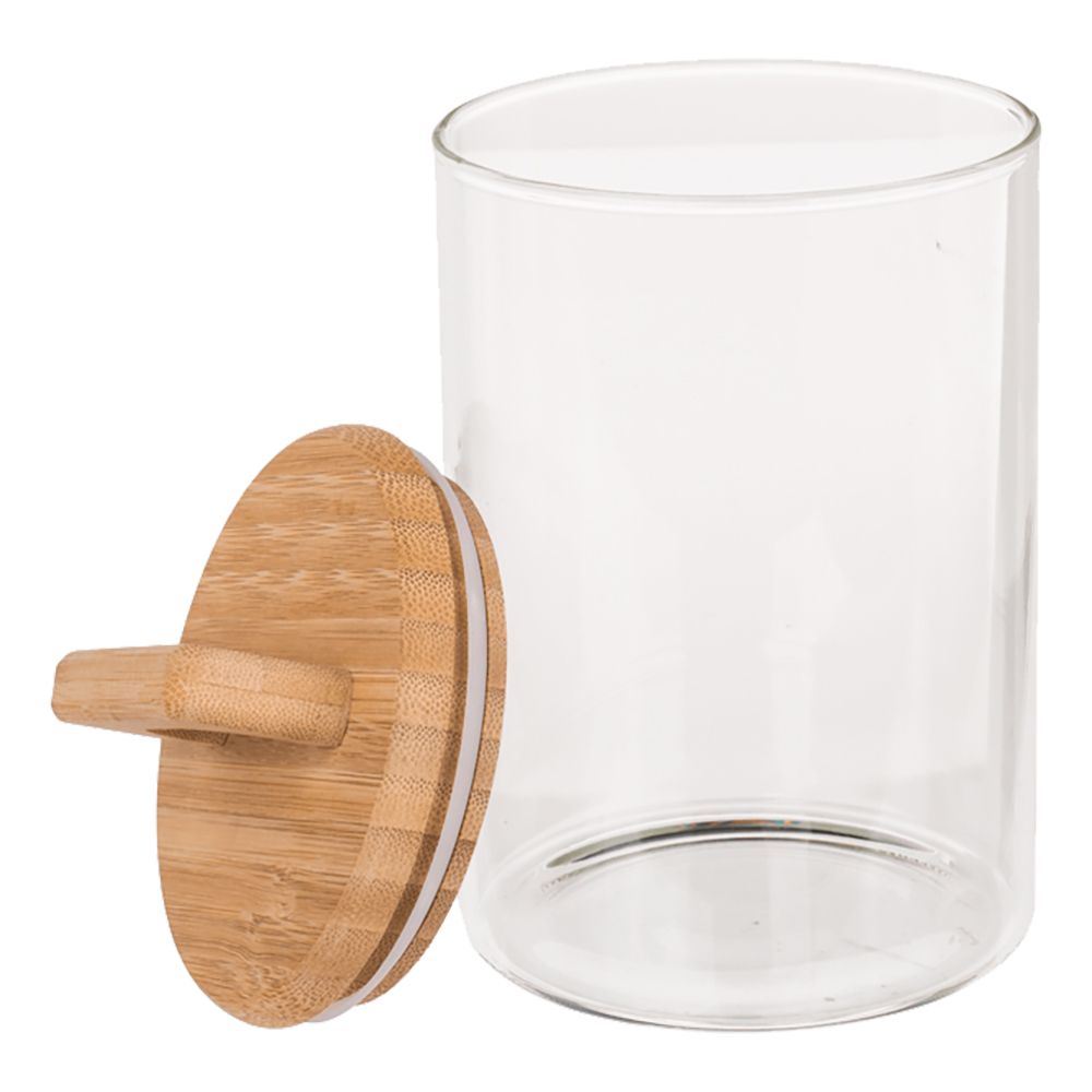 Glasburk med Trälock