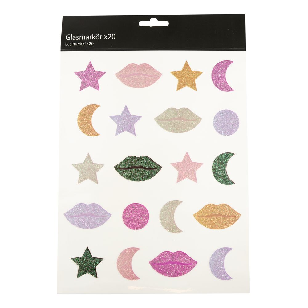 Glasmarkörer Glitter