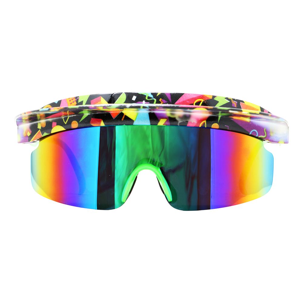Briller 80's Sort/Lilla