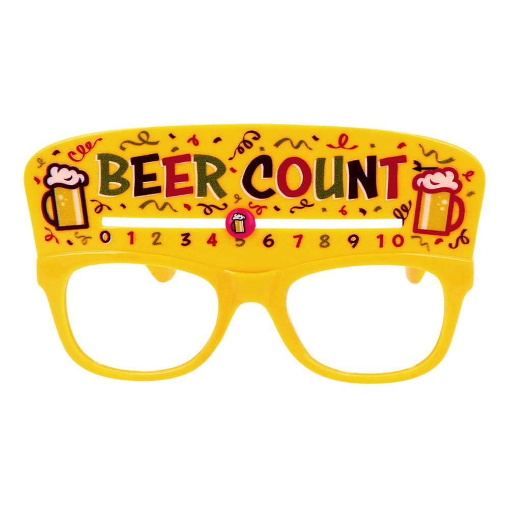 Briller Beer Count Gul