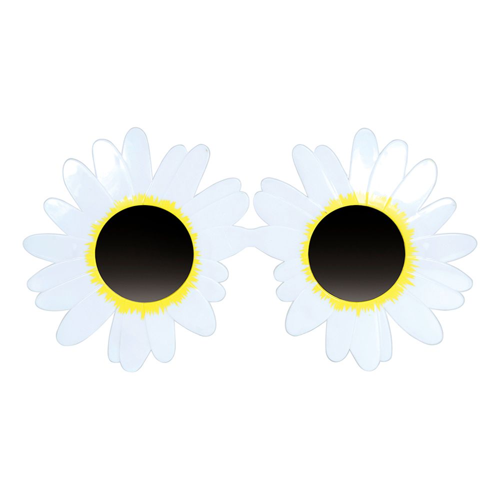Valkoinen Daisy-aurinkolasit