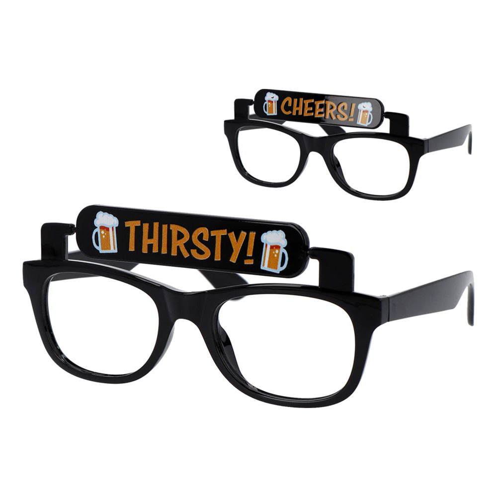Briller Thirsty/Cheers Sort