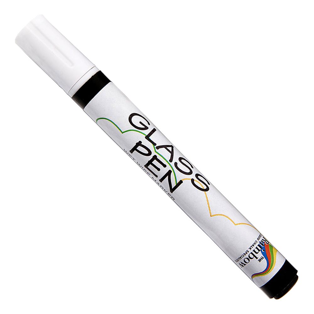 Glasspenn Hvit