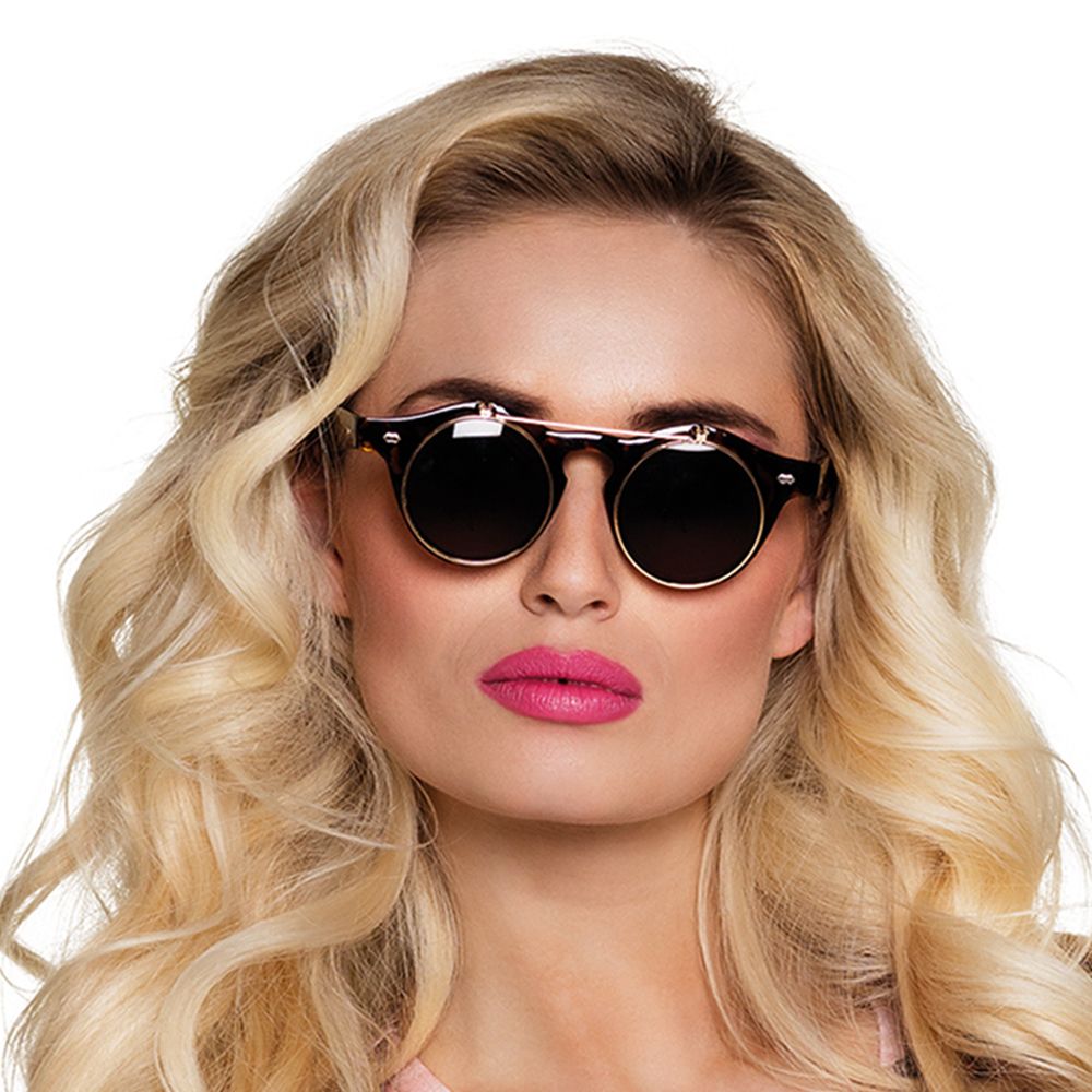 Glasses Retro Flip-Up