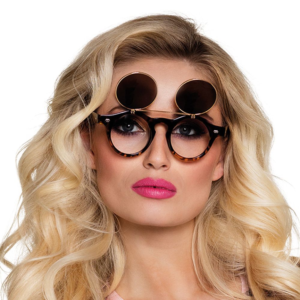 Glasses Retro Flip-Up