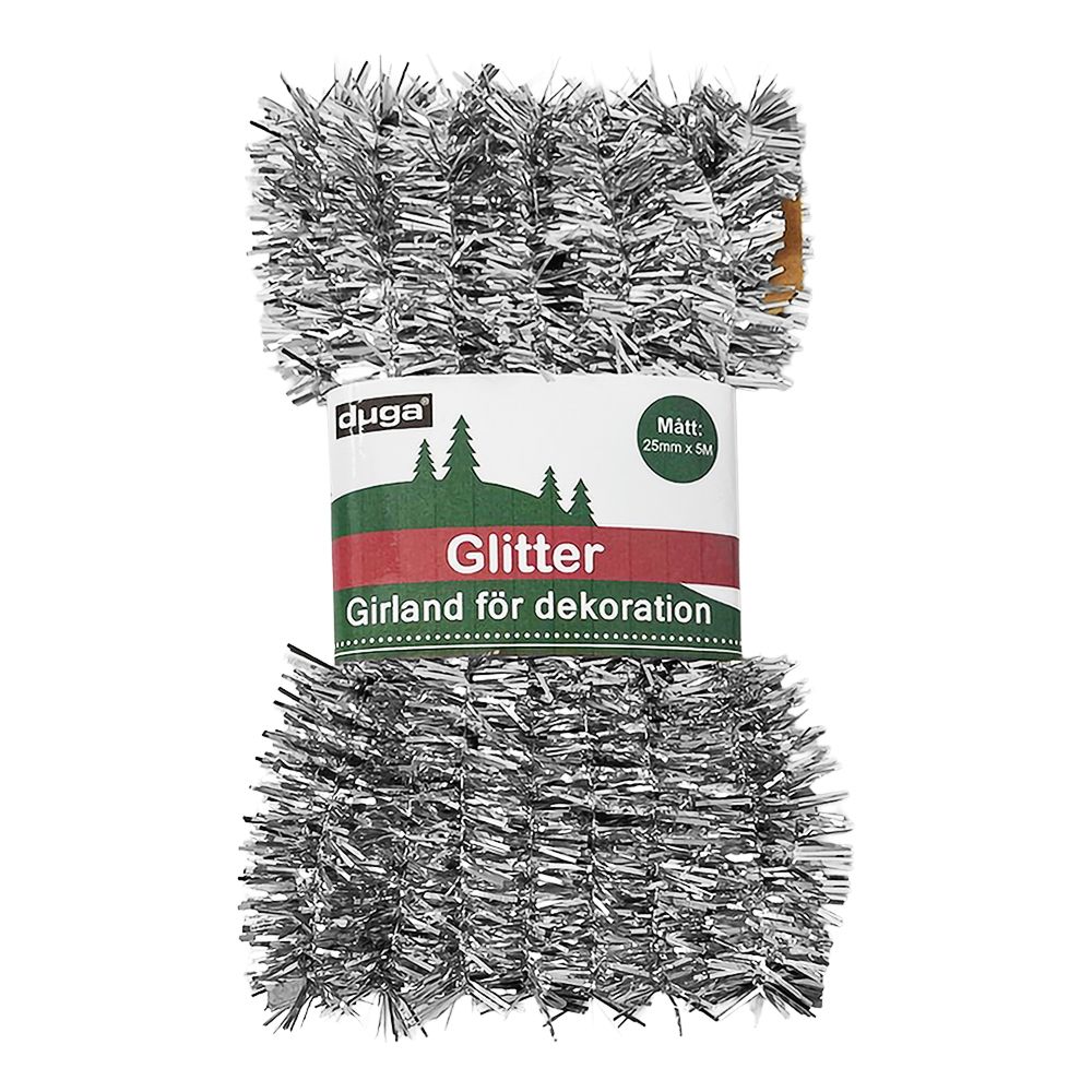 Glitter Sølv