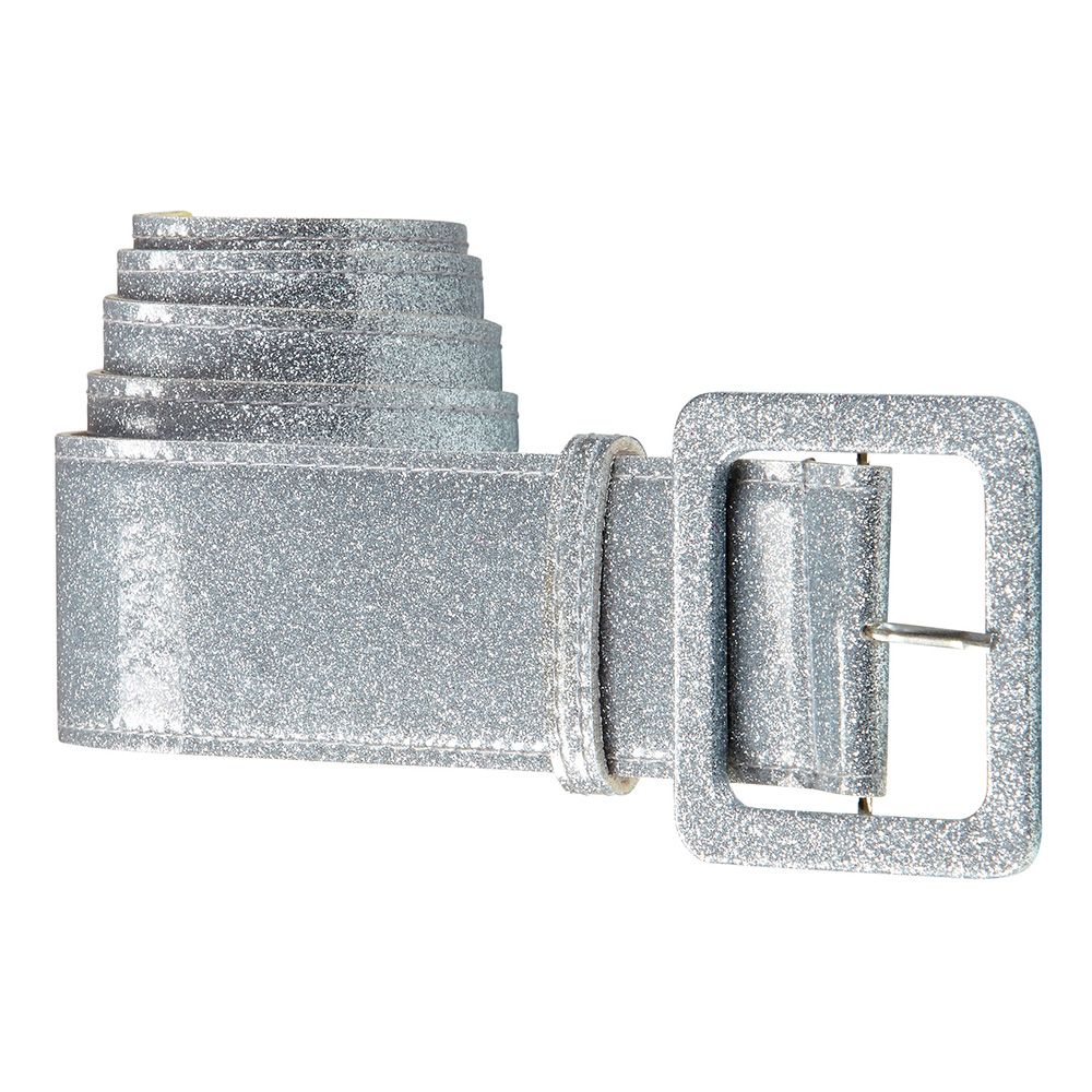 Glitterbälte Silver