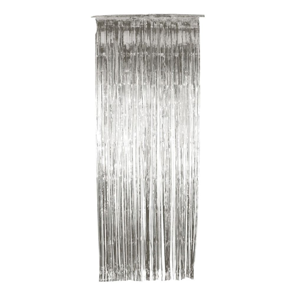 Glitterdraperi Silver