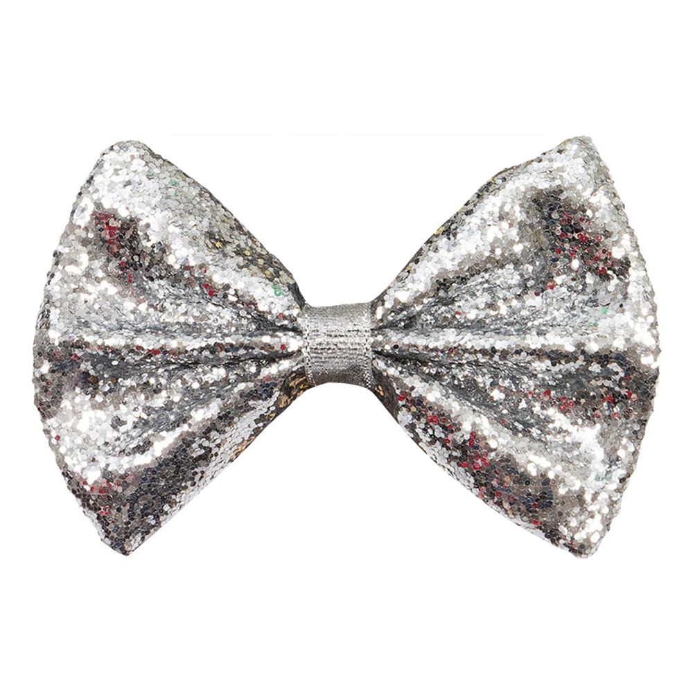 Glittersløyfe Sølv