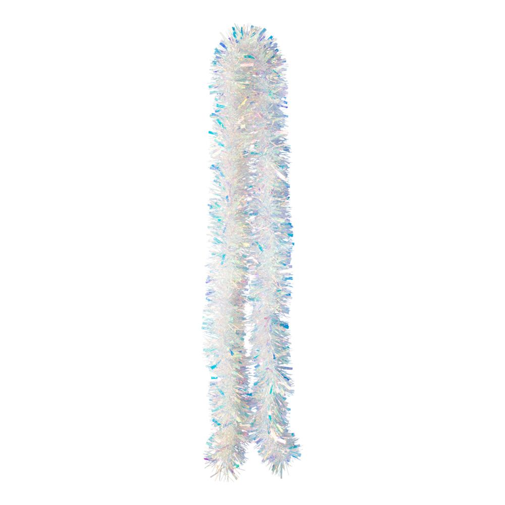 Glittergirlang Vit