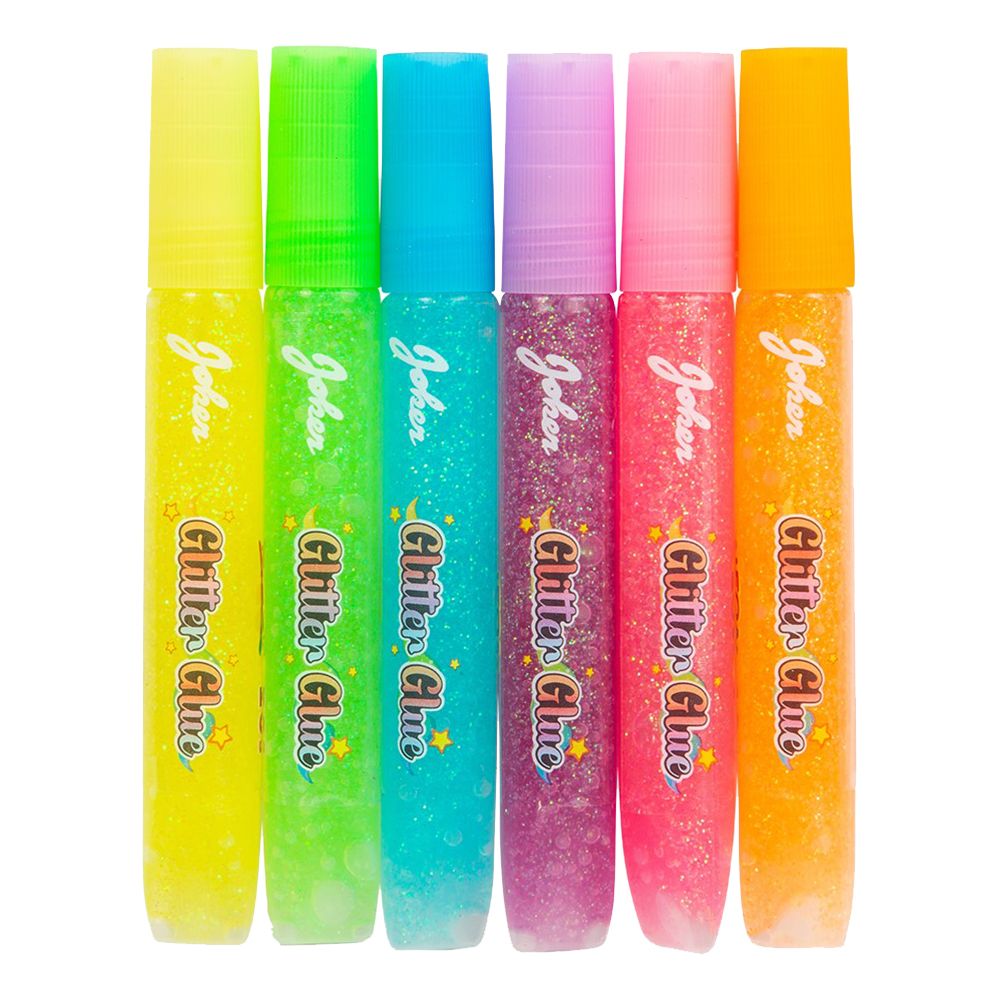 Glitterlim Flerfärgad