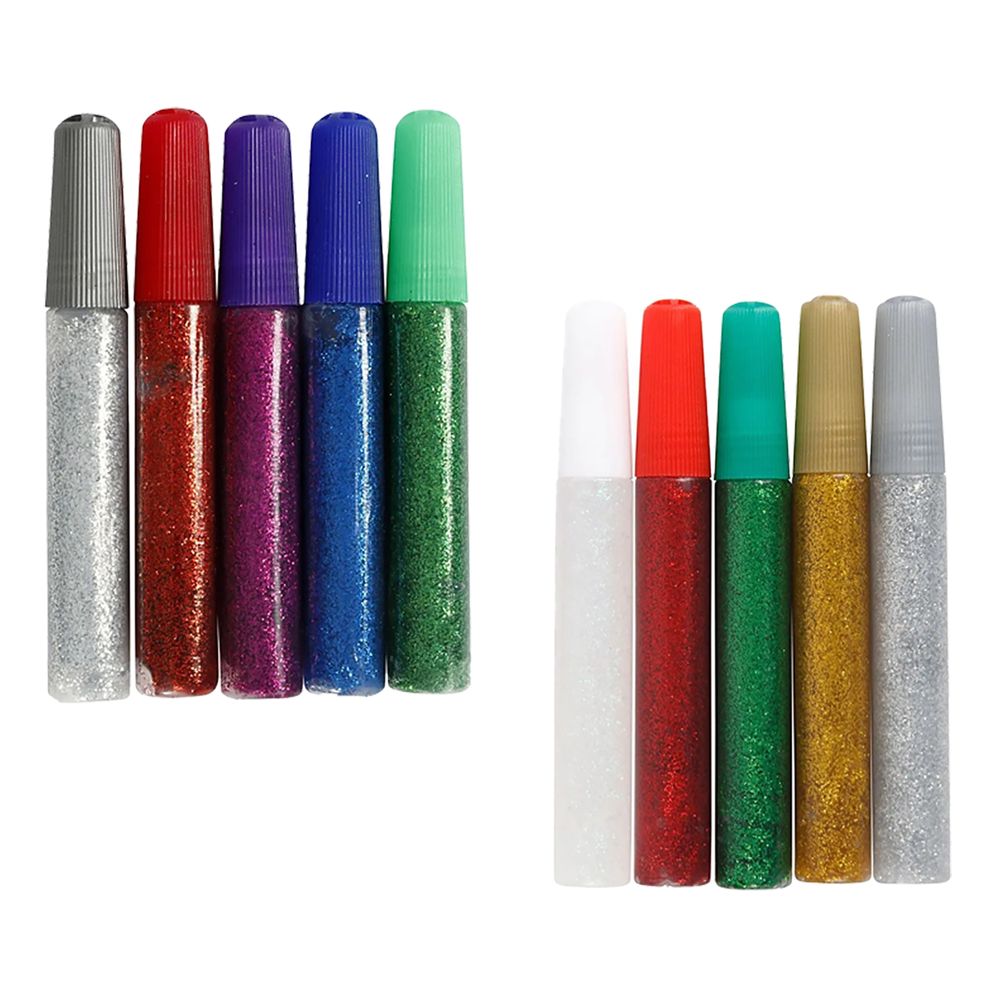 Glitterlim Blandede Farger