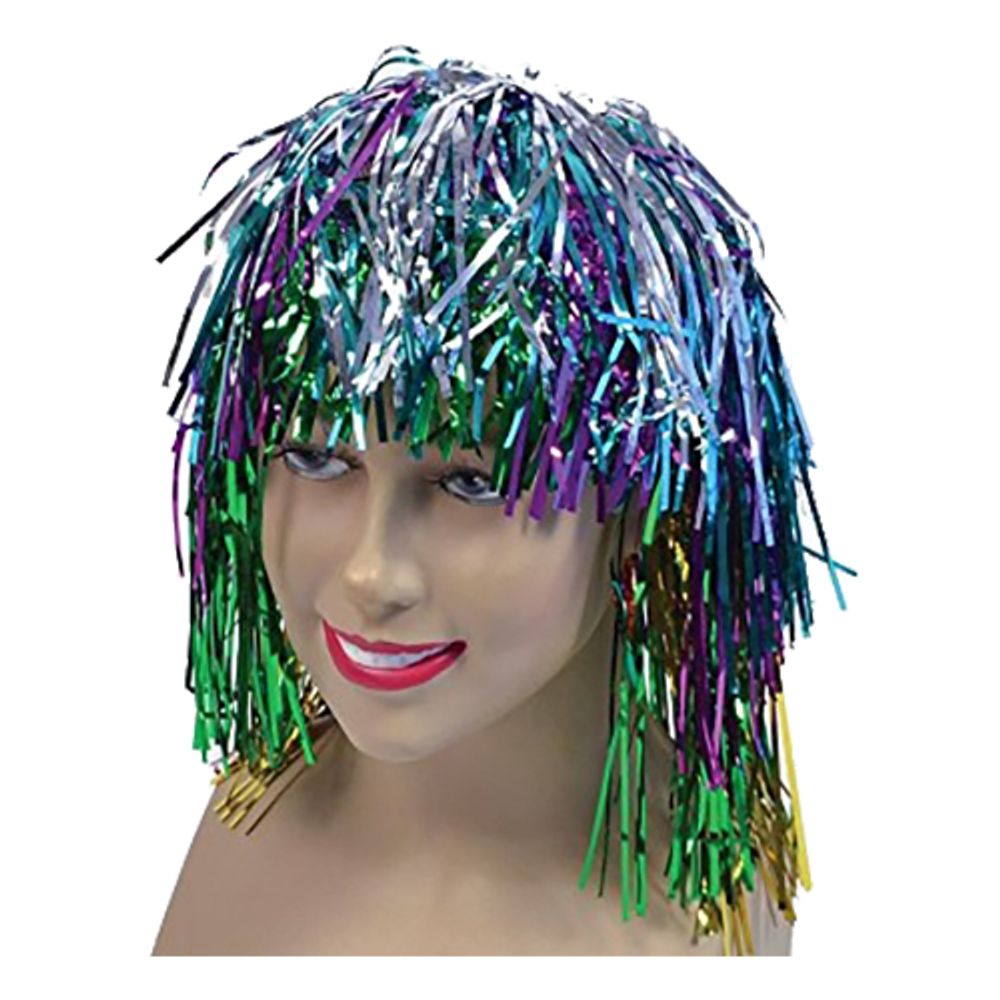 Glitterperuukki Monivärinen