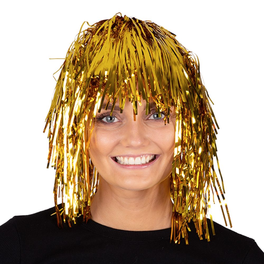 Kultainen Glitterperuukki