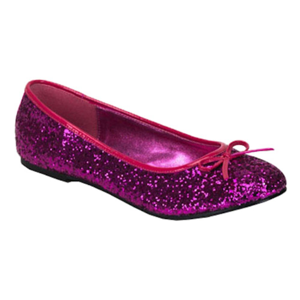 Glitterpumps Lila