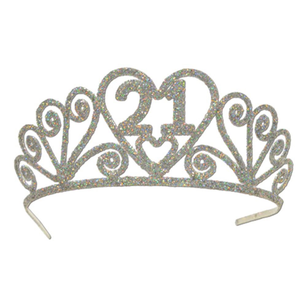 Glittertiara med Siffror