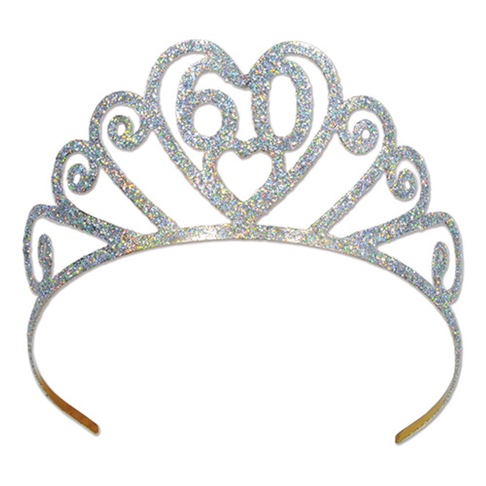Glittertiara med Siffror
