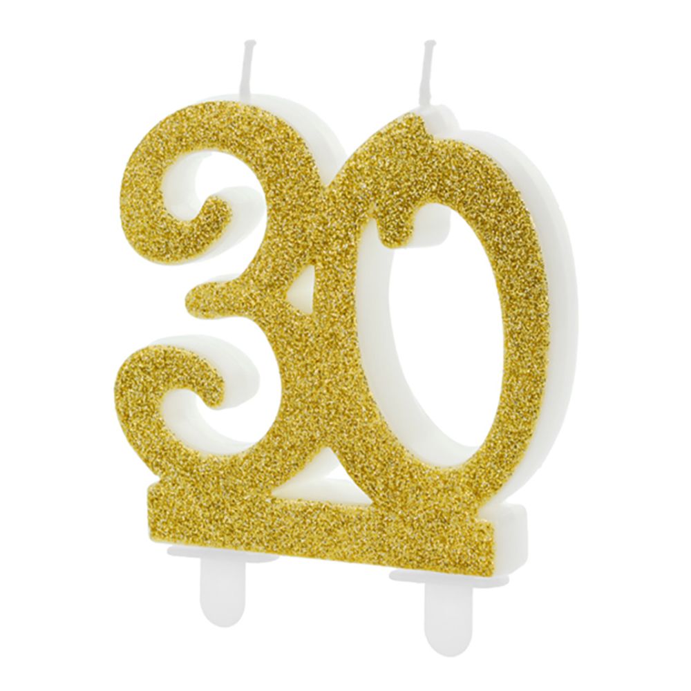 Kimaltava Kakkukynttilä Numero