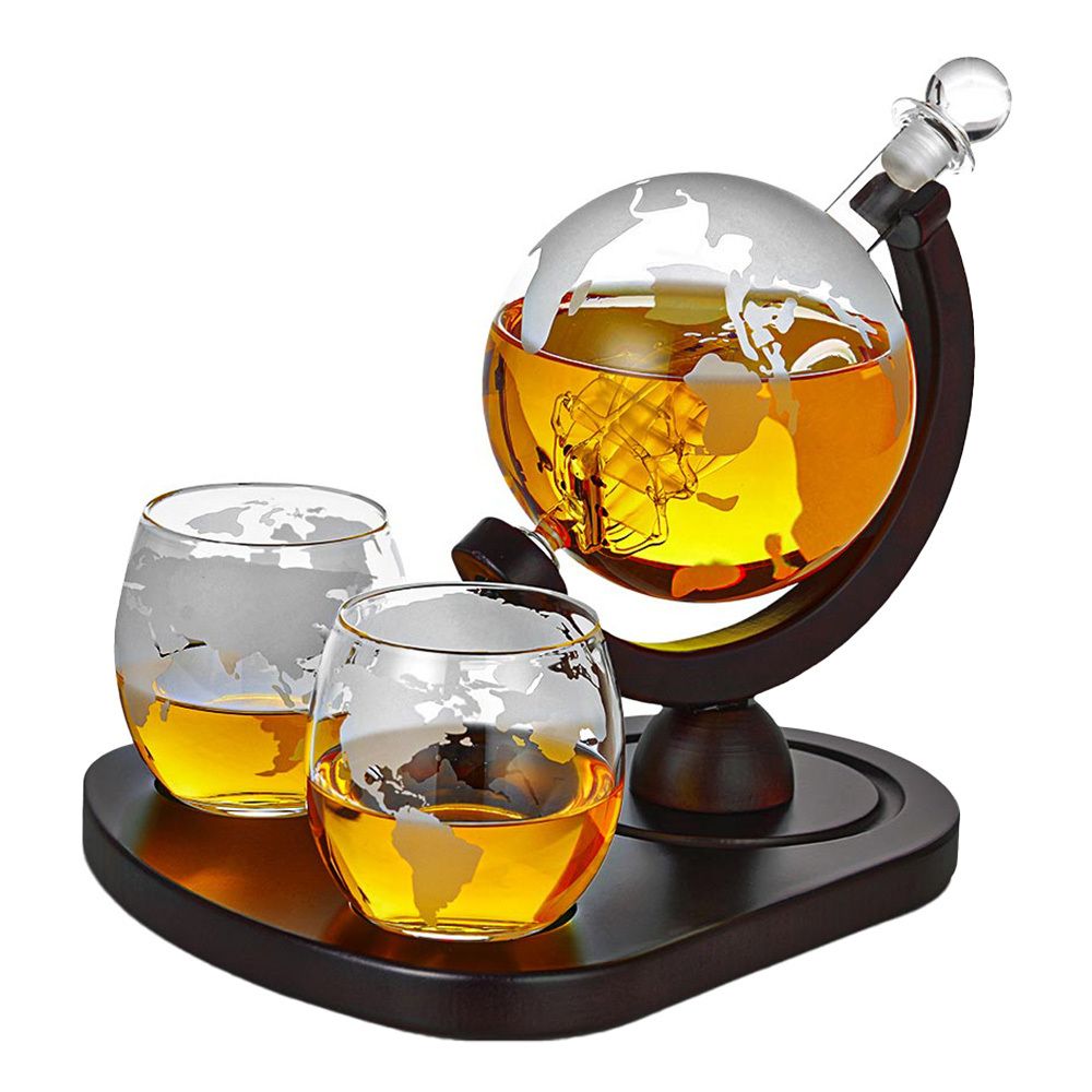 Jordklodekaraffel med Glass Deluxe Sett