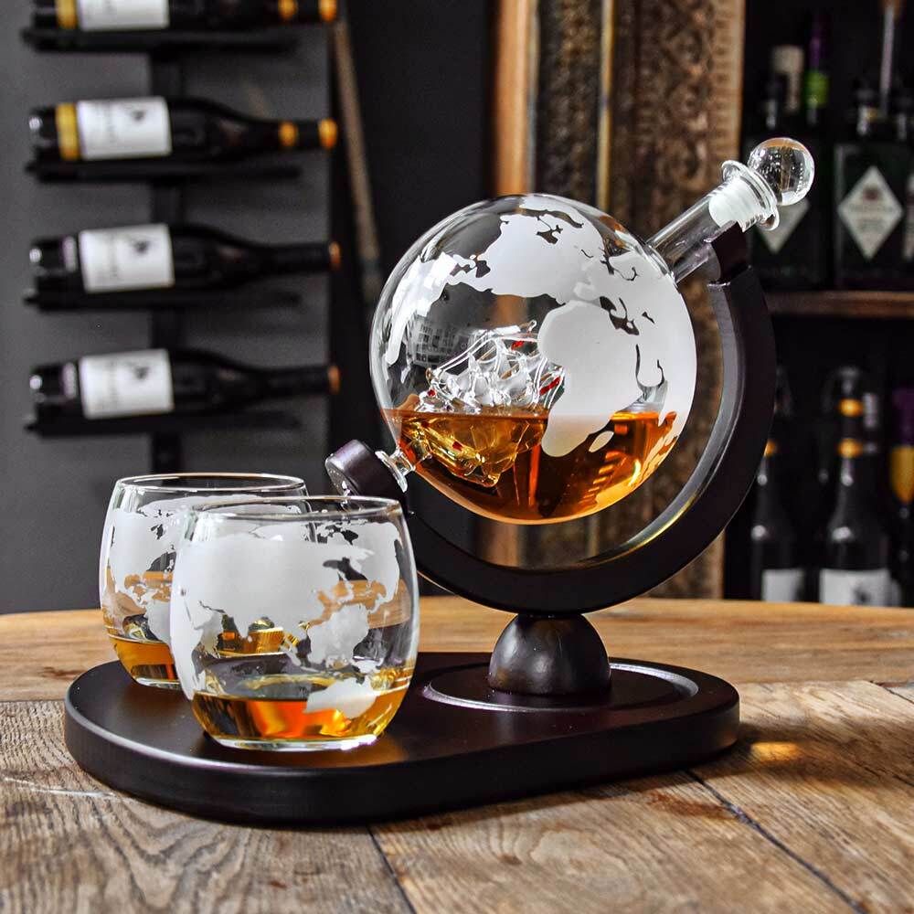 Jordklodekaraffel med Glass Deluxe Sett