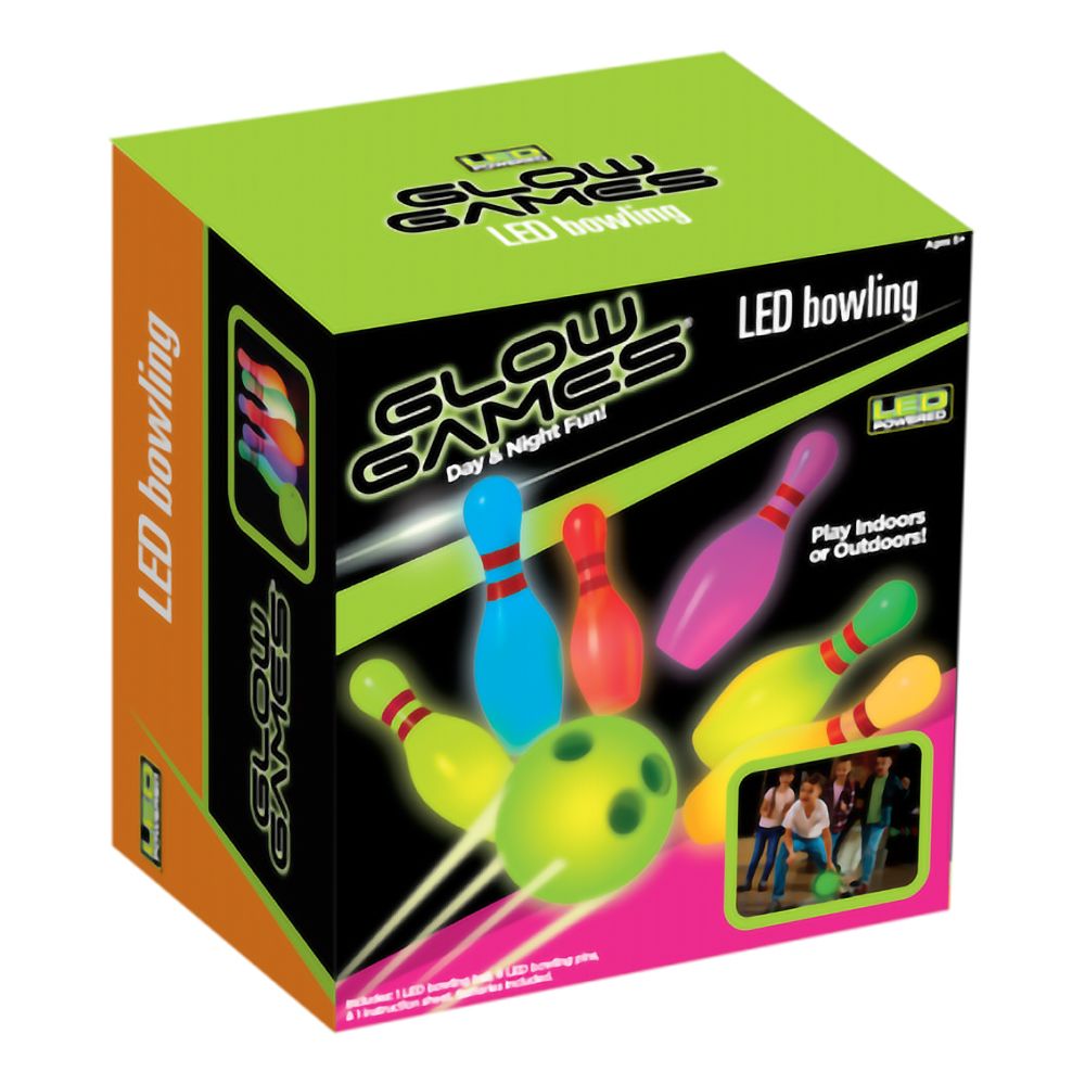 Glow Games Light Up Bowling Set -keilapeli