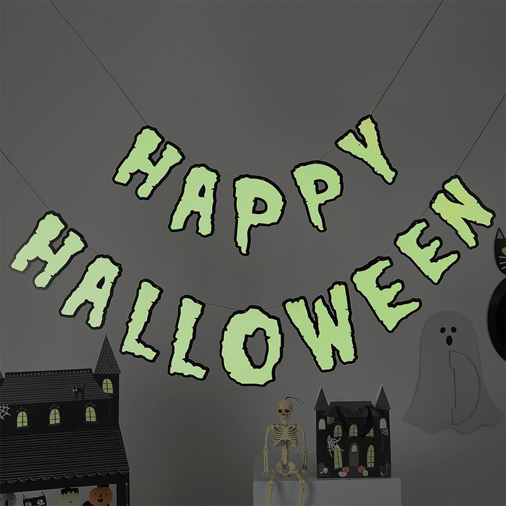 Guirlande Happy Halloween Glow In The Dark