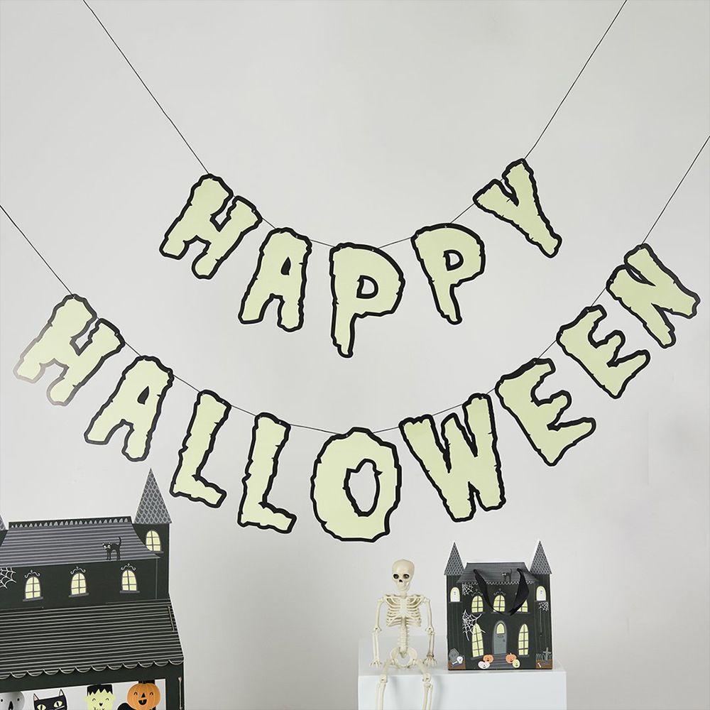 Guirlande Happy Halloween Glow In The Dark