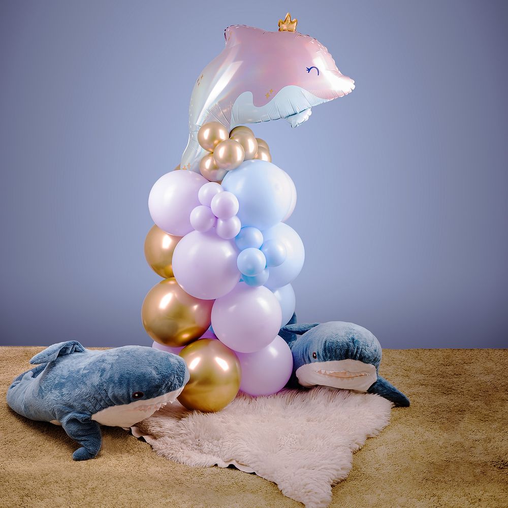 Glowy Dolphin Lasten Ilmapallosetti