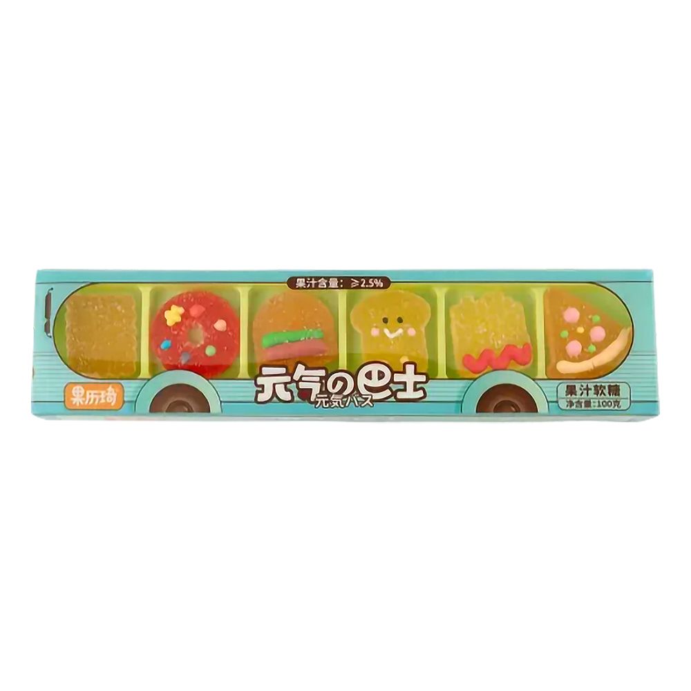 GLQ Marshmallow Vitality Cartoon in Bus