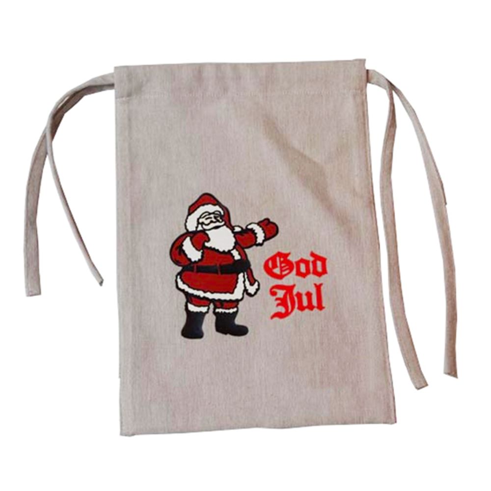 Godissäck i Jute God Jul