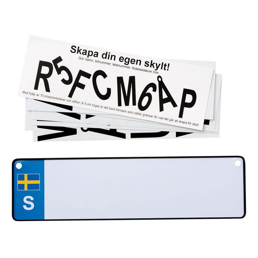 Lag Ditt Eget Bilskilt