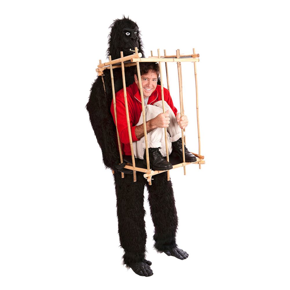 Gorilla med Bur Kostume