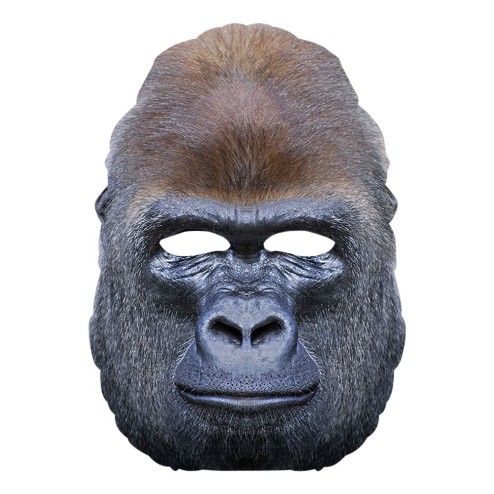 Gorilla Pappmaske
