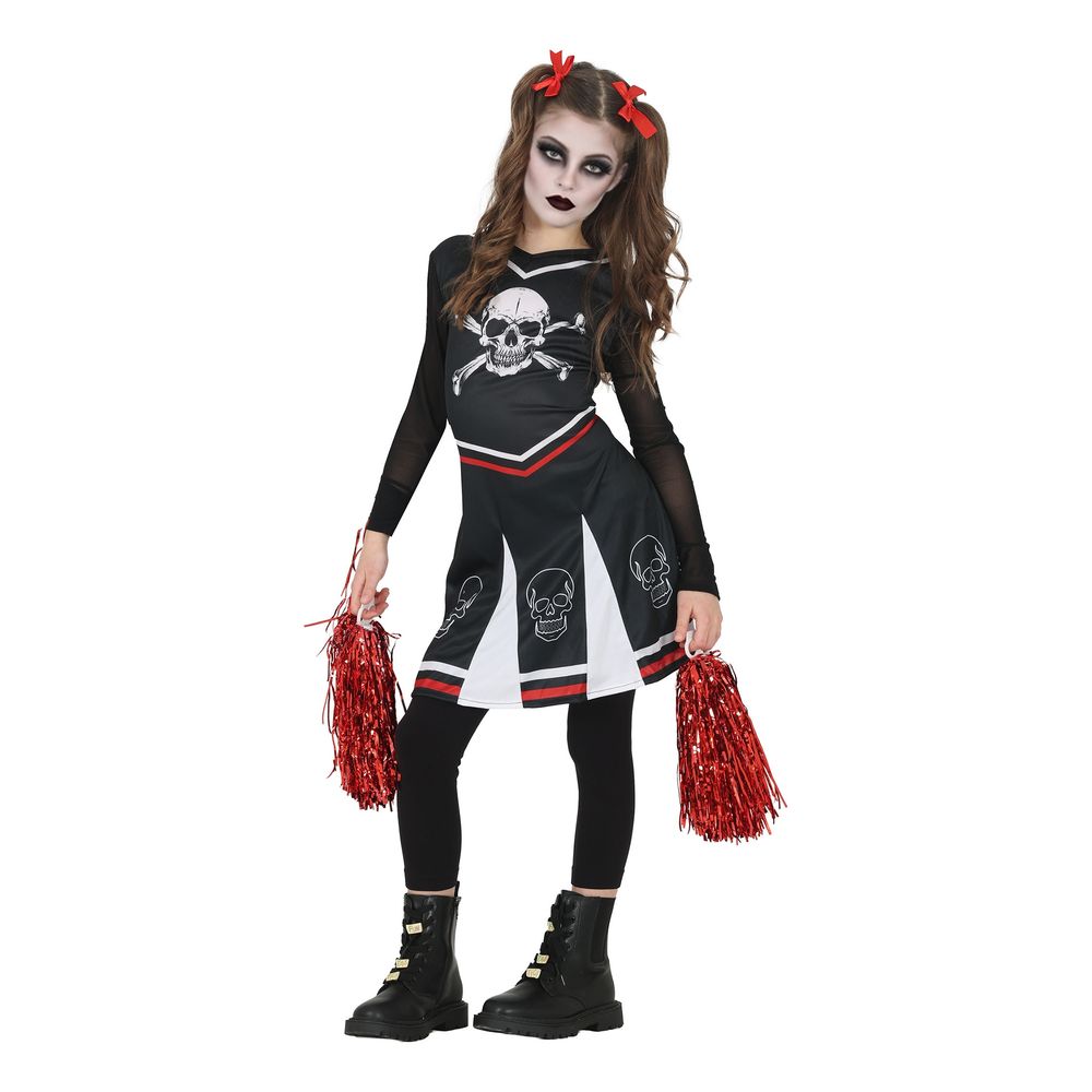 Gotisk Cheerleader Lasten Naamiaisasu
