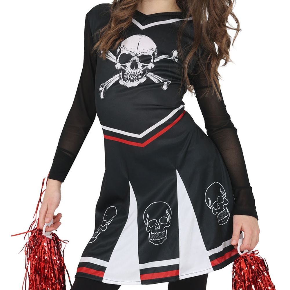Gotisk Cheerleader Lasten Naamiaisasu
