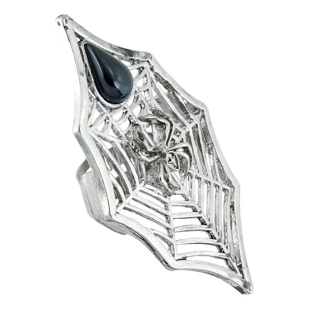 Gotisk Metalring Edderkop