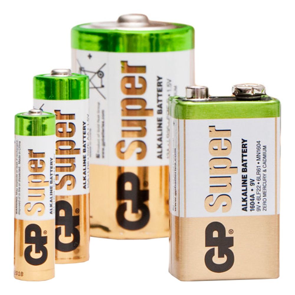 GP Super Alkaline Batterier